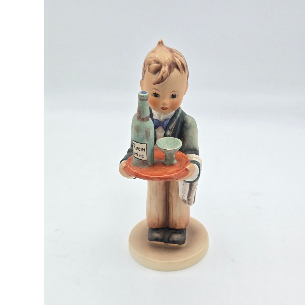 Vintage Goebel Hummel Figurine Waiter "Rhein Wine" TMK 6 Western Germany